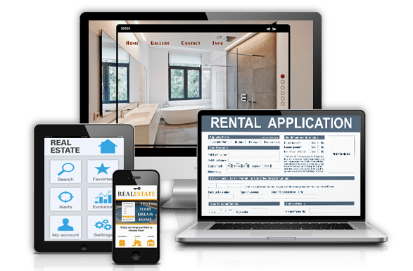Image Showing RBCH's Real Estate Software Development Solutions for all Devices.