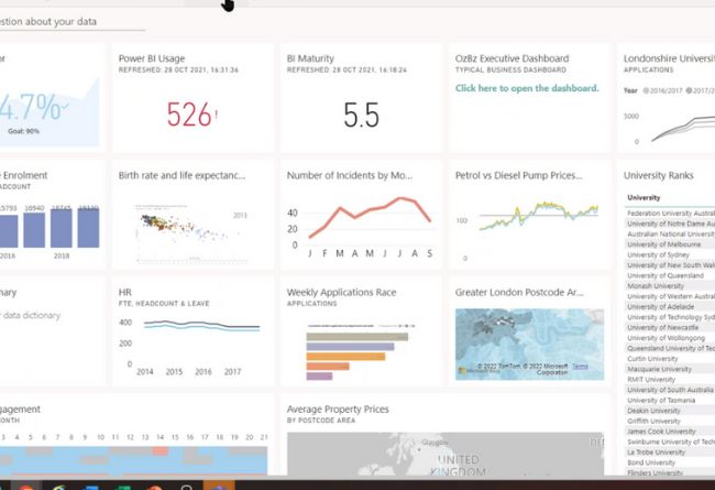 Desktop displaying HL7 Data tables and graphs