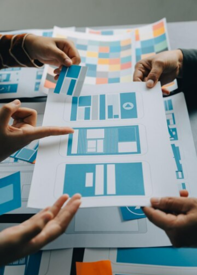 Tablet displaying home page of eCommerce fashion store developed with UI & UX design and development services by RBCH.