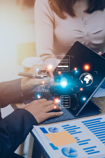 iPad with custom CRM development for any business needs